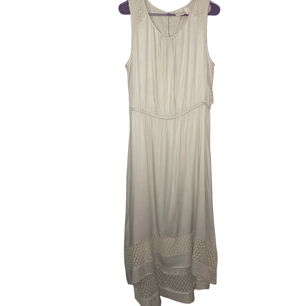 Chico's Dress Cream Lace/Crochet Size 2